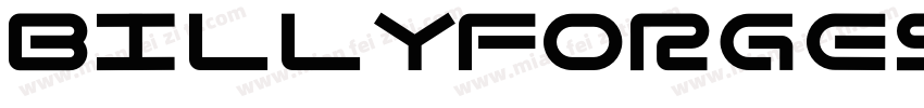 Billyforges Regular字体转换